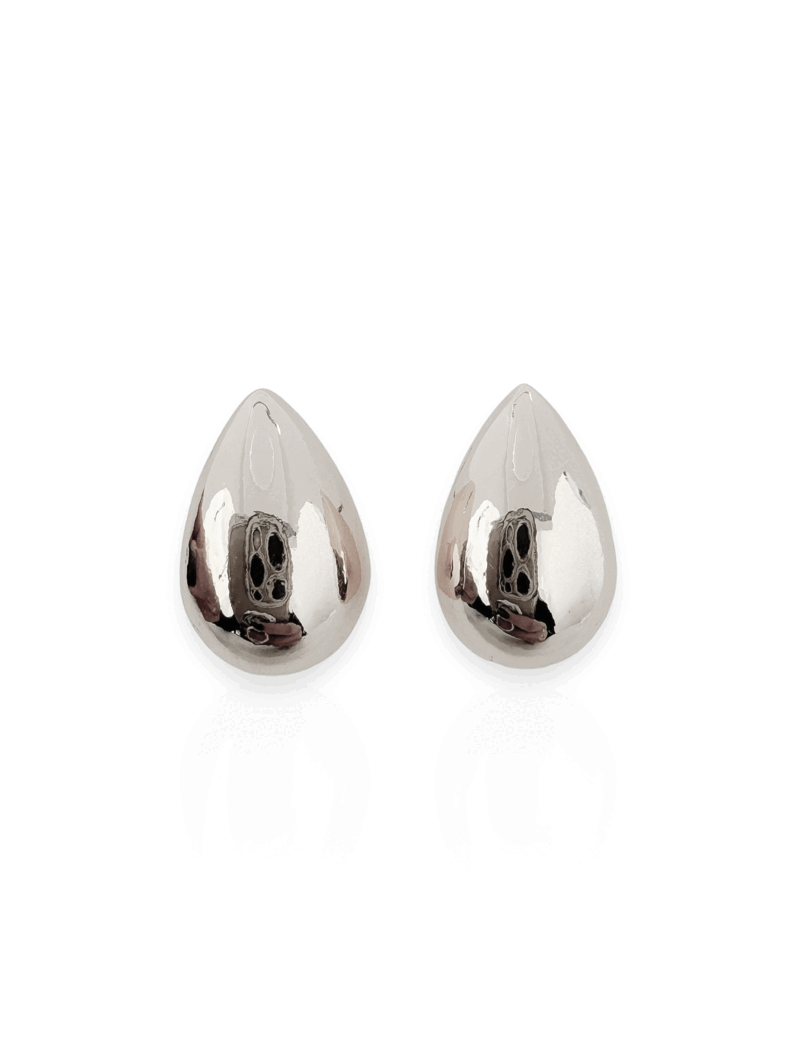 Brinco Folheado a Ouro 18k e Prata Gota